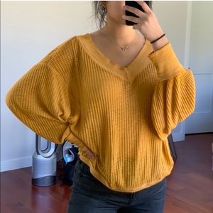 Free People lobby sleeve thermal